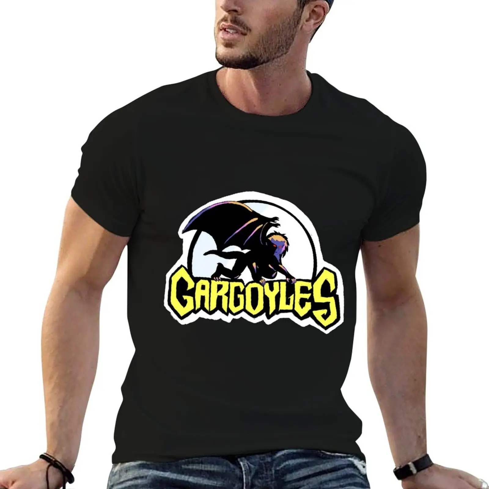 Demona Gargoyles Logo T-Shirt boys whites vintage clothes funny t shirts men
