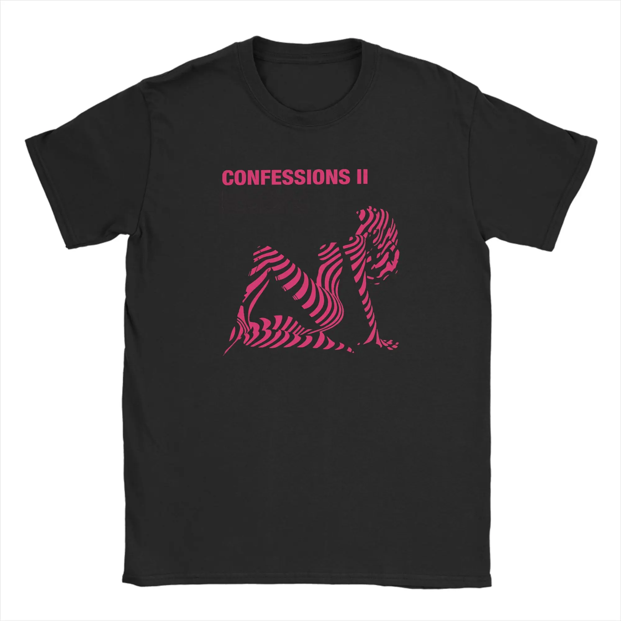 Men's Madonnas Confessions II T-Shirts  Cotton Tops Summer Funny Short-Sleeved T-Shirt O-Neck Harajuku Print Tee Shirt,