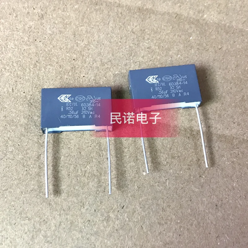 5PCS/10PCS/20PCS/Lot KEMET R52 310VAC 0.56UF 310VAC564 564 560NF 310VAC560NF 310VAC0.56 Film Capacitor P22.5mm R523N356050P0M