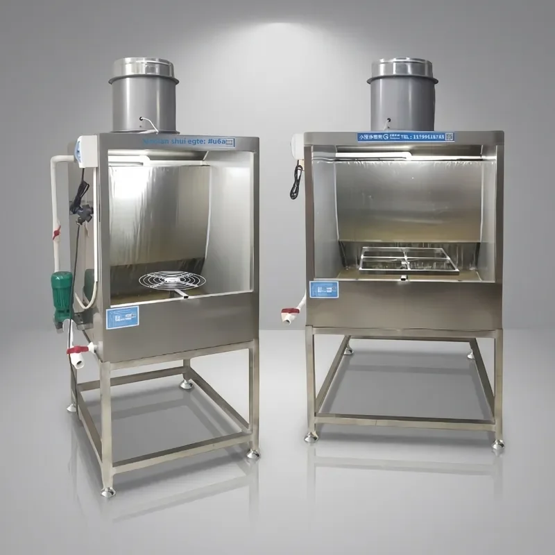 for Small Stainless Steel Water Curtain Cabinet Spray Room Purification Equipment Water Film Dust Collector 4 Years Warranty