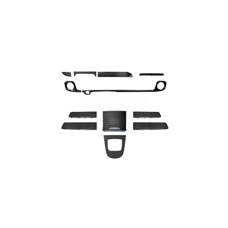 

2025 New Dry Carbon Fiber Interior Kit Dash Frame Shifter Cover Door Handle Panel for G-Class W465 G63 G500