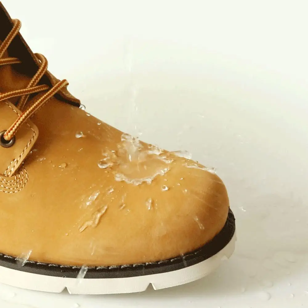 Qimian Cowhide Men's Boots Winter Shoes Waterproof Rubber Sole Wear Resistant Ankle Boots Breathable Snow Warm Boots for Outdoor