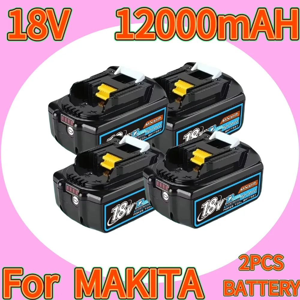 

For Makita Rechargeable tool battery 18V 12000mAh Replace the battery 3A Charger