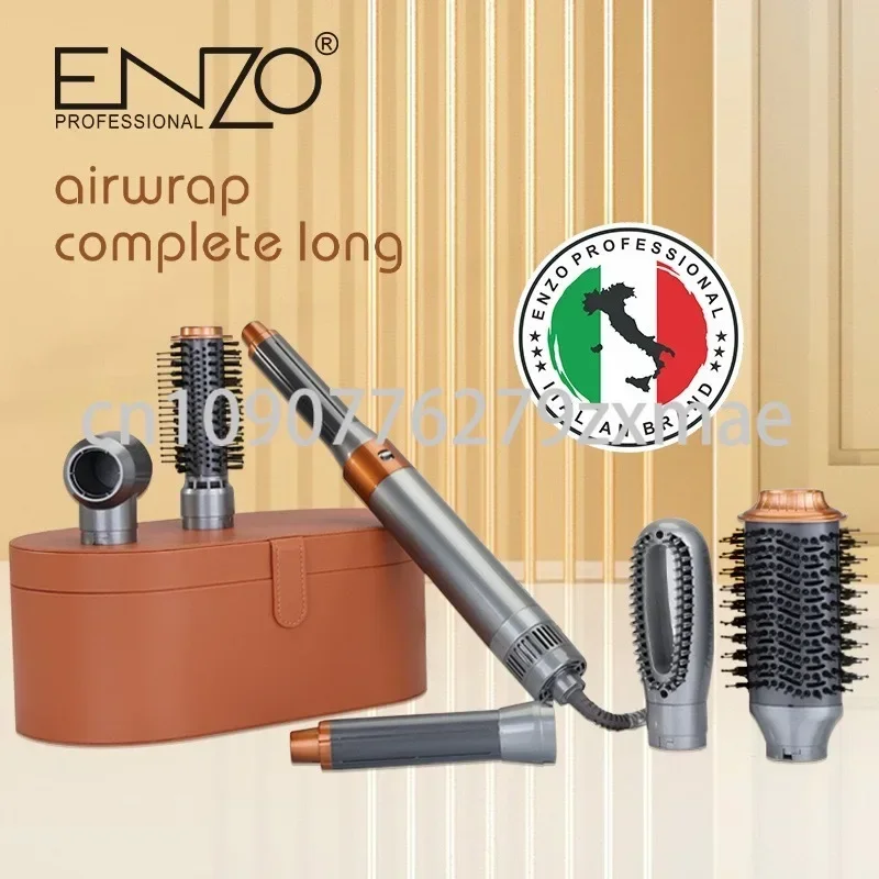 ENZO EN-4133 Professional Multifunctional 6 in 1 Hair Dryer Hair Curler Hair Straighter Hot Air Comb Box Set Barber Shop/Salon