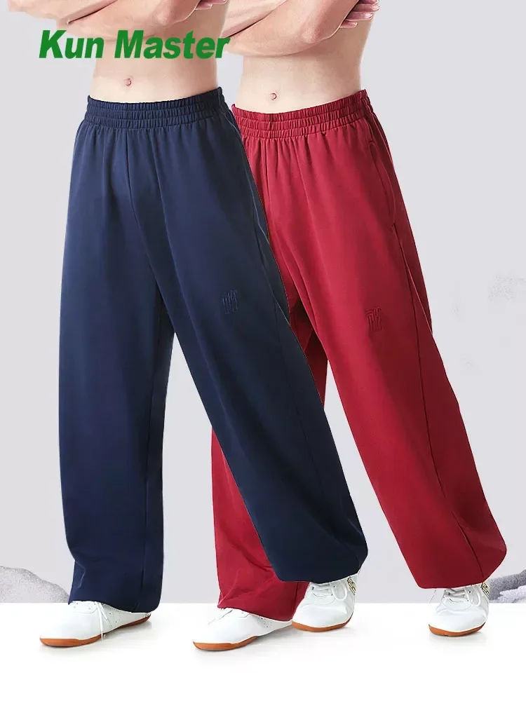 

Winter Thicken Tai Chi Pants Wushu Clothing Kung Fu Trousers Martial Art Uniform Breathable 2022 New Style Elastic Waist