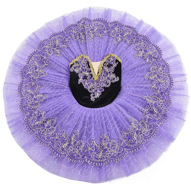 Tutu di balletto Bianco Il Lago dei cigni Pancake Tutu Ballerina Costumi di danza del partito Vestito da balletto Ragazze Donne Adulti Bambini Professionale