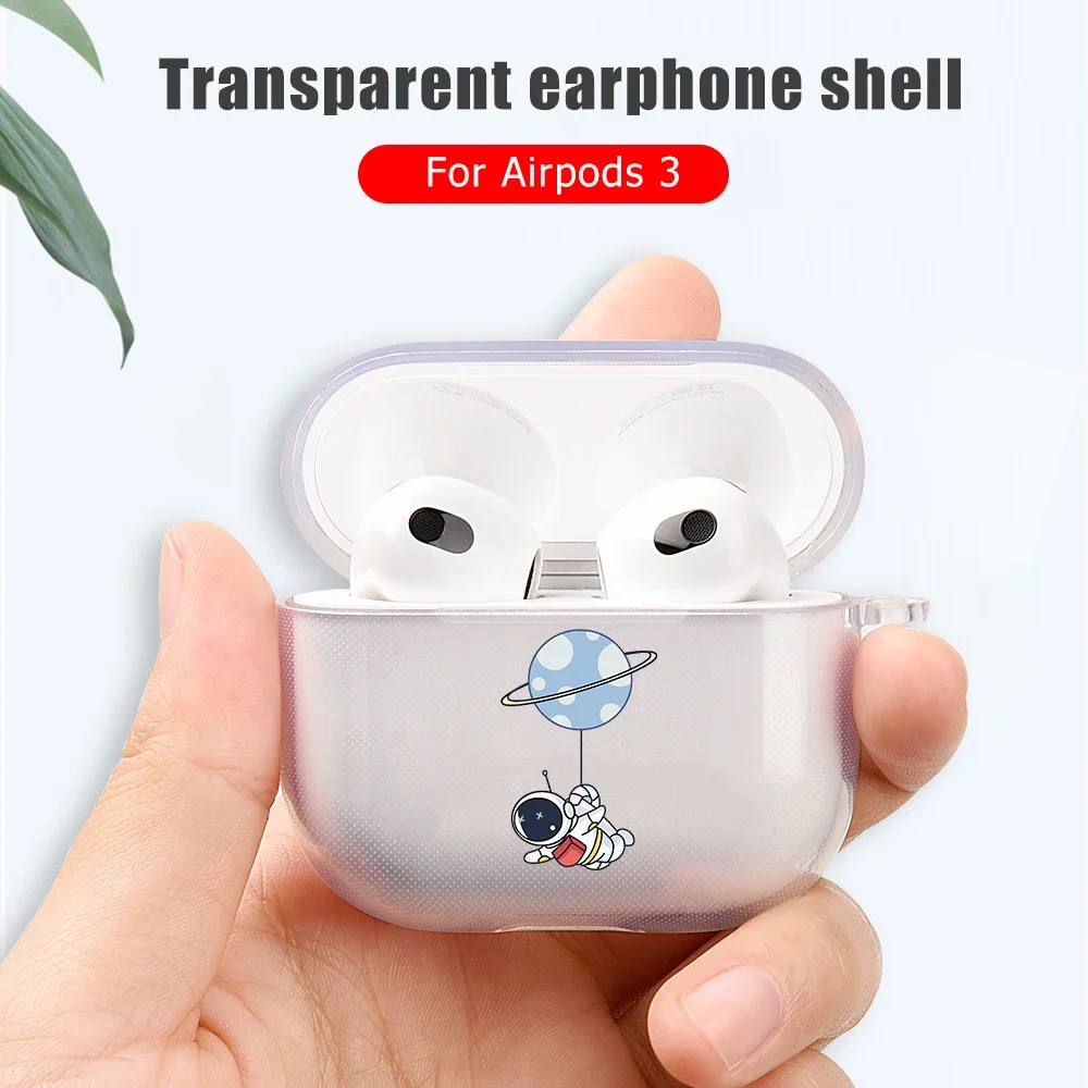 

Clear Case For AirPods 3 2 1 Pro Pro2 Transparent Soft TPU Wirelsss Headphones Protective Cover For Air Pods Pro 2 Earbuds Shell