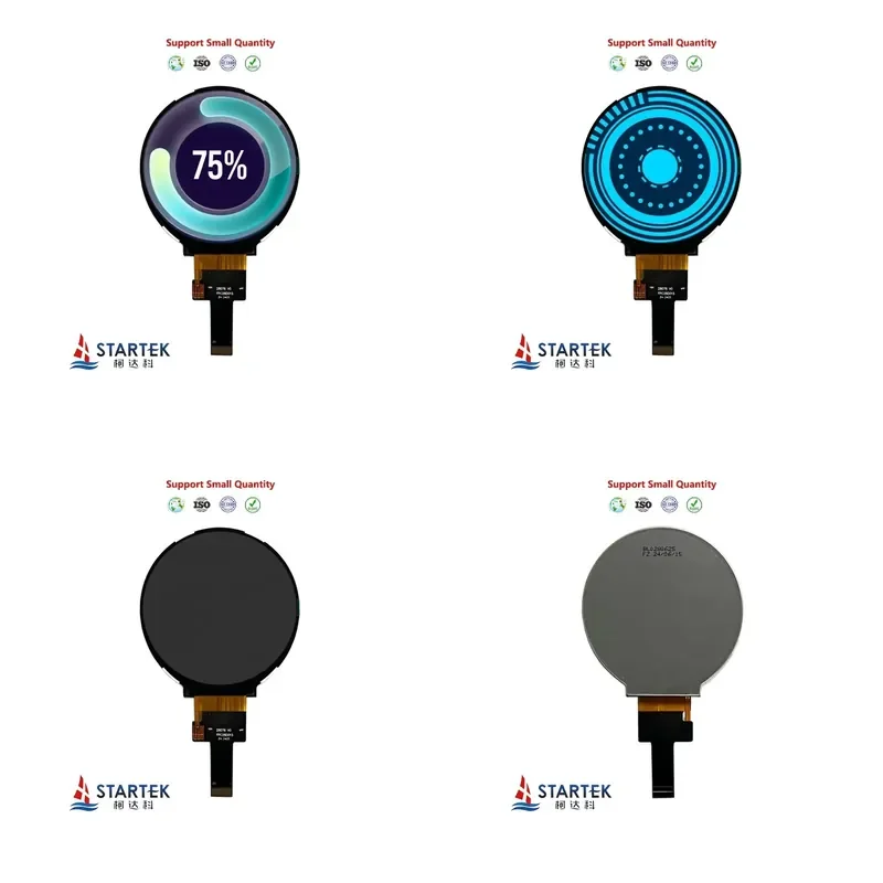 This high-resolution 2.8 inch round IPS TFT LCD display module is the ideal solution for designers and engineers developing