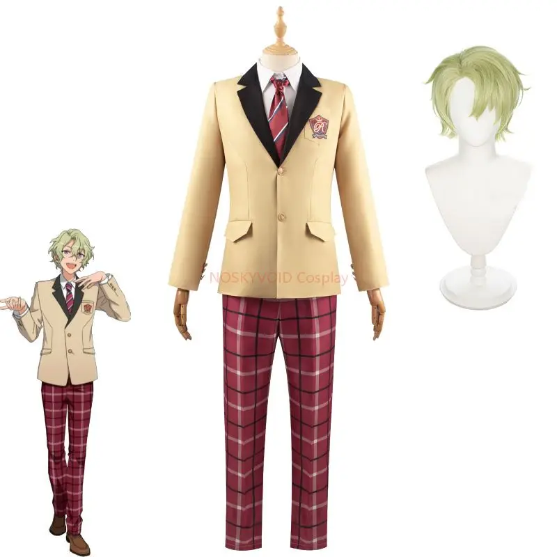 Ensemble Stars Tomoe Hiyori Cosplay Costume And Wig Unisex Size Anime Halloween Uniform Party Eve Hiyori's School Uniforms