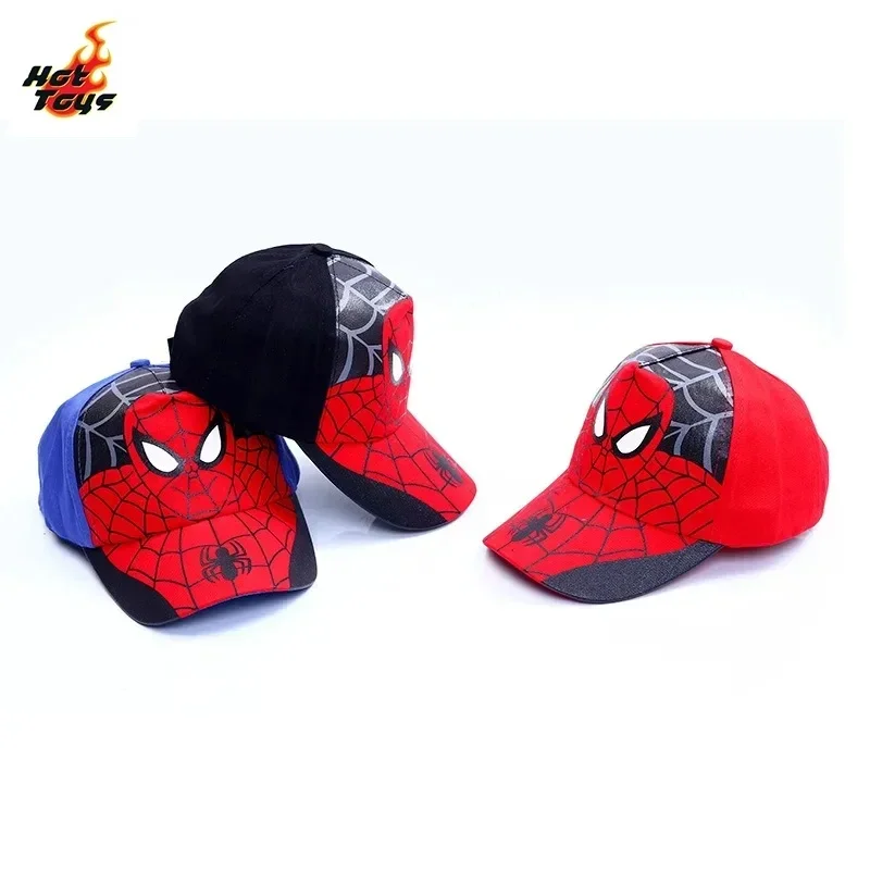 New Spider-Man children's 2024 summer cartoon cloth baseball cap autumn and winter duck tongue cap spot hot sale