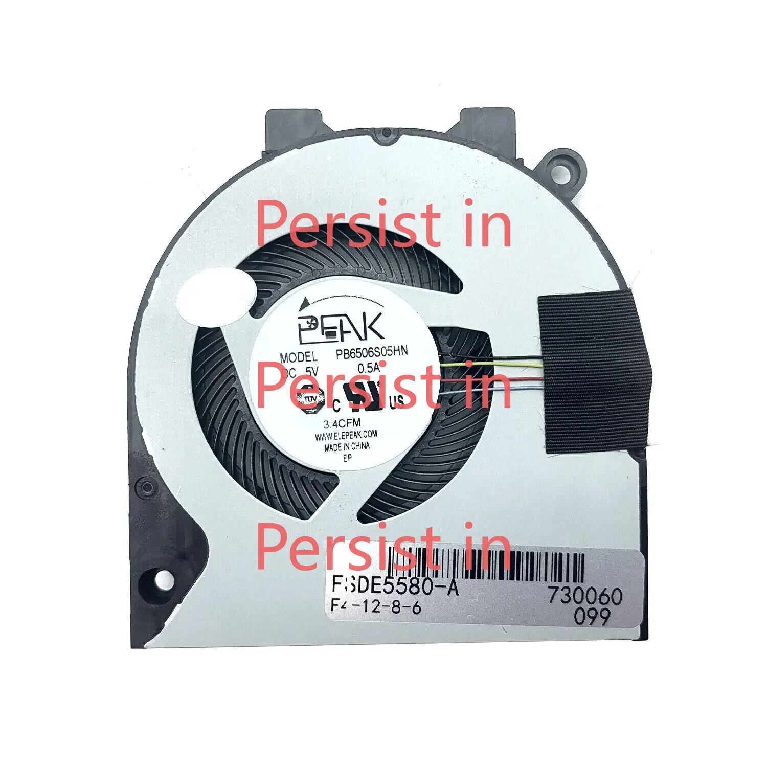 New For Dell Inspiron 5482 P93G 5488 5580 5581 5481 CPU Cooling Fan G0D3G 0G0D3G