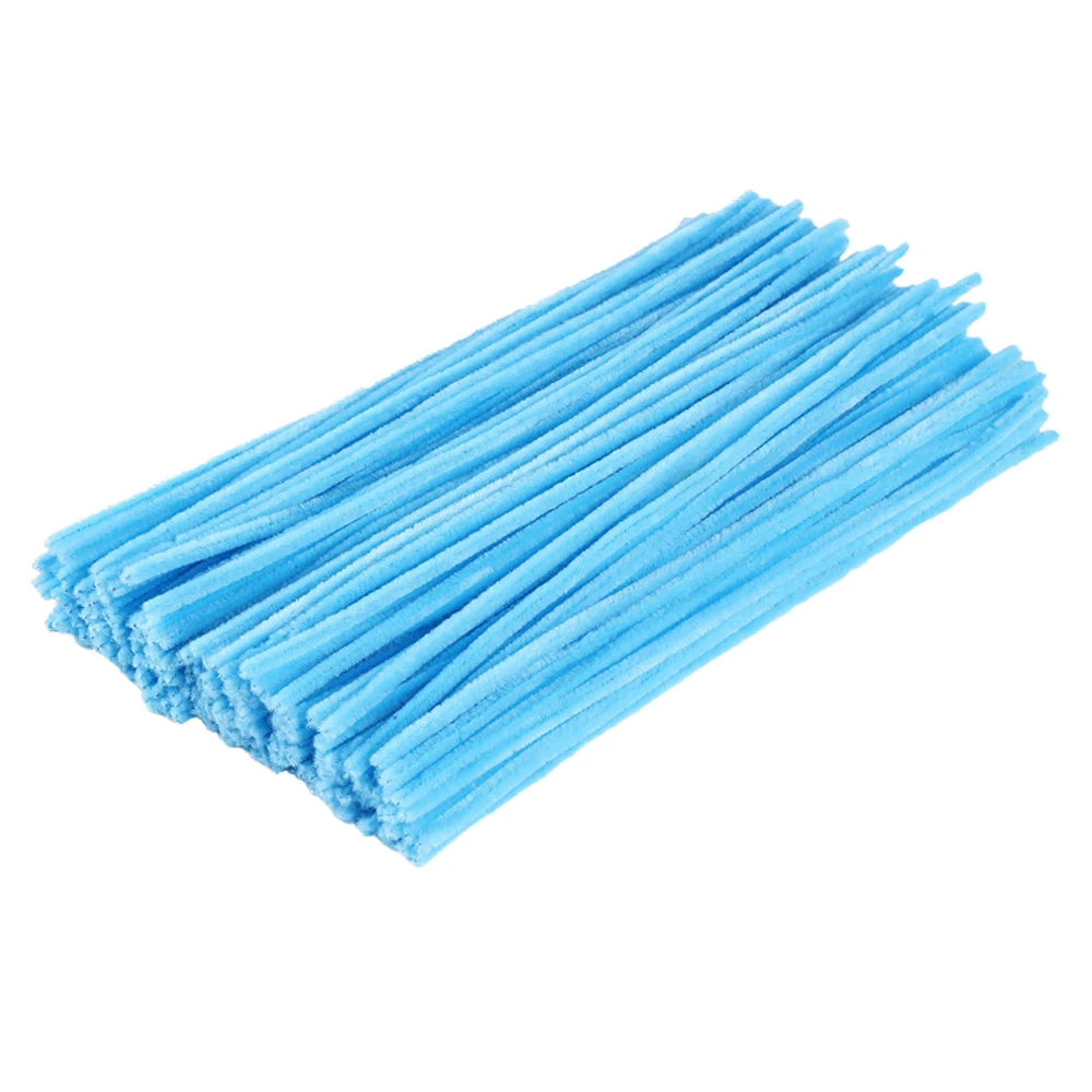 10/20/100Pcs Colorful Plush Stick Creative Hair Band Twist Stick Craft Material For DIY Handmade Kids Art Decorations Supplies