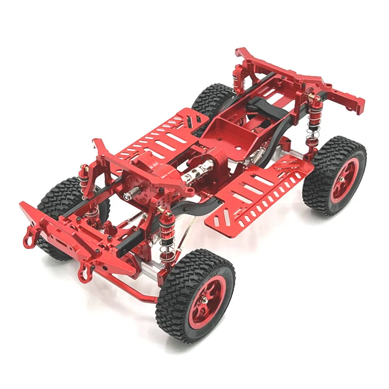 Metal Shock Mount Servo Mount Steering Knuckle Links Rod C Hub Carrier Skid Plate for MN128 MN86 MN86S G500 1/12 RC Car Upgraded