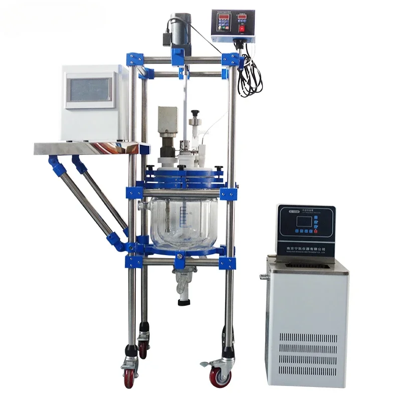 Glass Reactor 50L Single or Dual Jacketed Systems