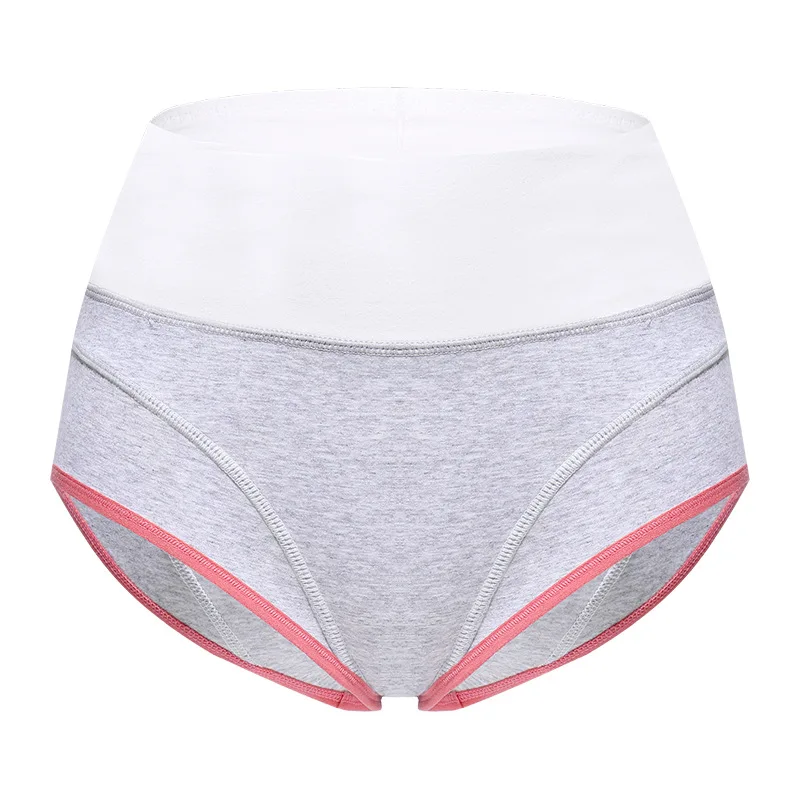 Foreign trade international multi size Amazon high waisted women's pure cotton cross-border popular sexy contrasting women's und