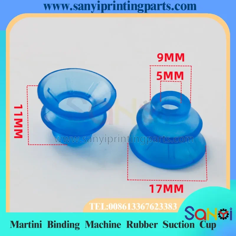 

100 шт., резиновая присоска Muller Martini, резиновая насадка на присоске для печати, детали машины для переплета