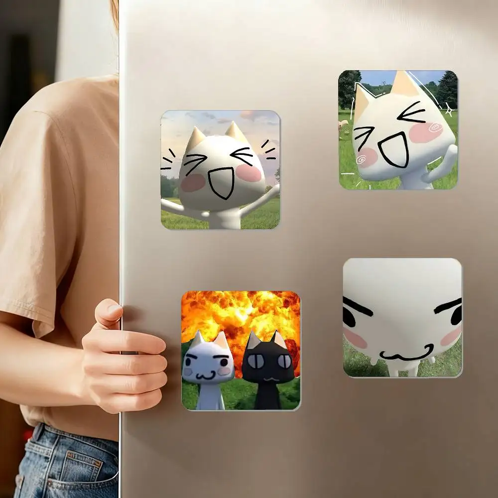 Cute T-Toro Inoues Refrigerator Magnet Square Stickers - Can Be Used To Personalize Home Decoration And Are Ideal Keepsakes
