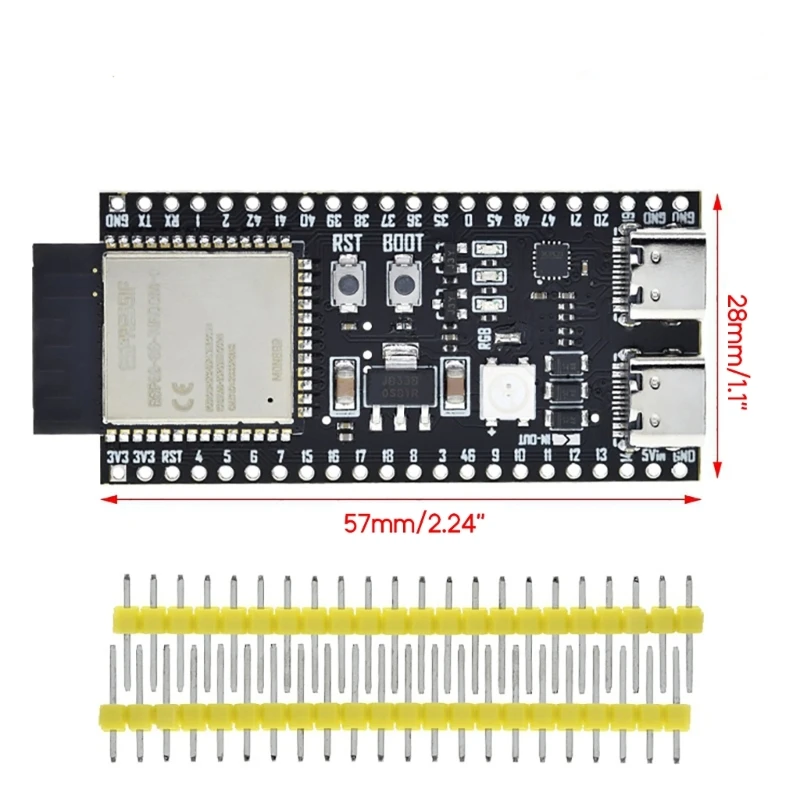 High-Performance Pcb-Gebaseerde ESP32-S3-DevKitC-1-N8R2 Development Board Voor Tech-Enthousiastelingen