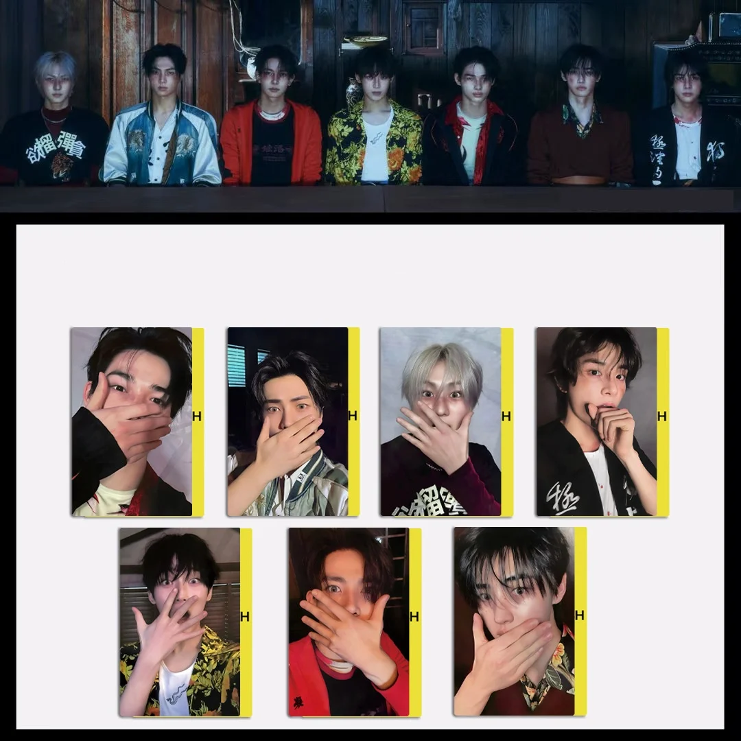 

7 шт./компл. Kpop Idols JungWon HeeSeung фотокарты специальная карта двухсторонняя печать матовая пленка ЛОМО карты коллекция для фанатов подарок