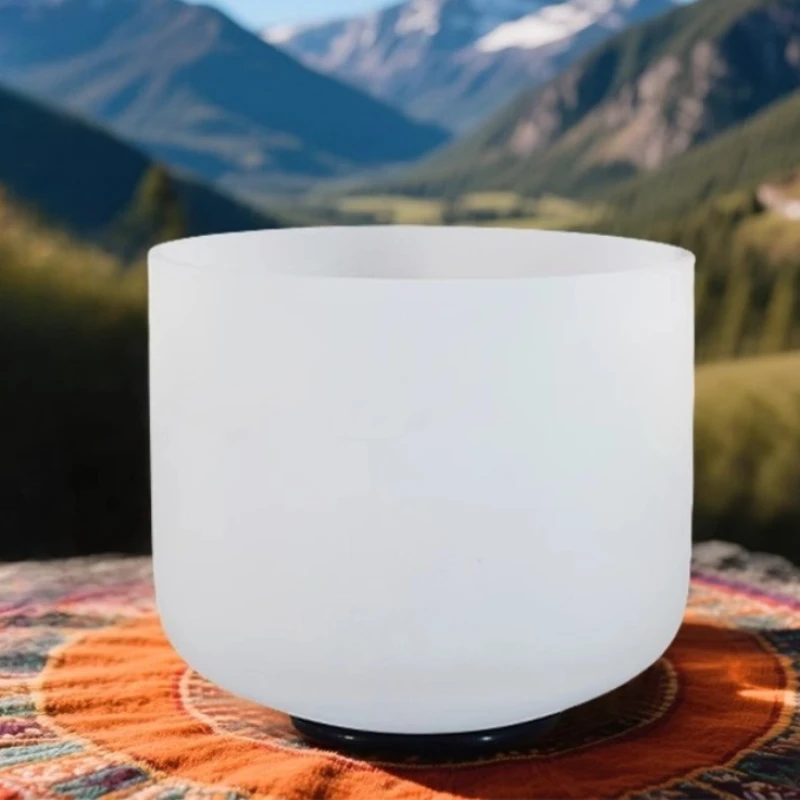 432Hz Crystal Singing Bowls Meditation Yoga Singing Bowls Spiritual Relaxation Sound Healing Bowl Energy Percussion Instruments