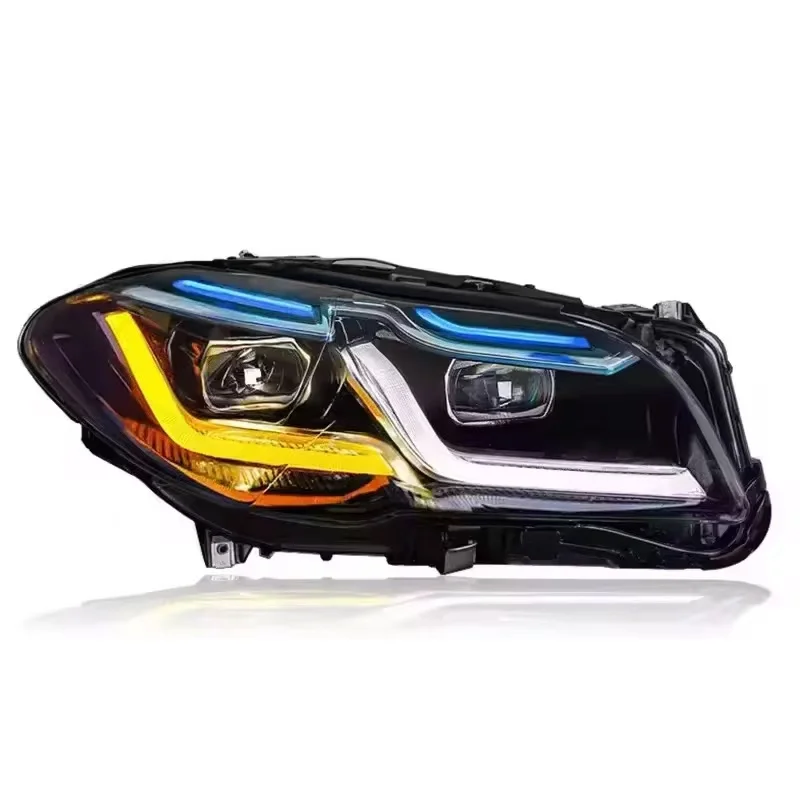 Headlight Assembly 6000k Color New 5 Series F10 2014-2017 Auto Parts Plug and Emitting Diode Headlight Steering Signal
