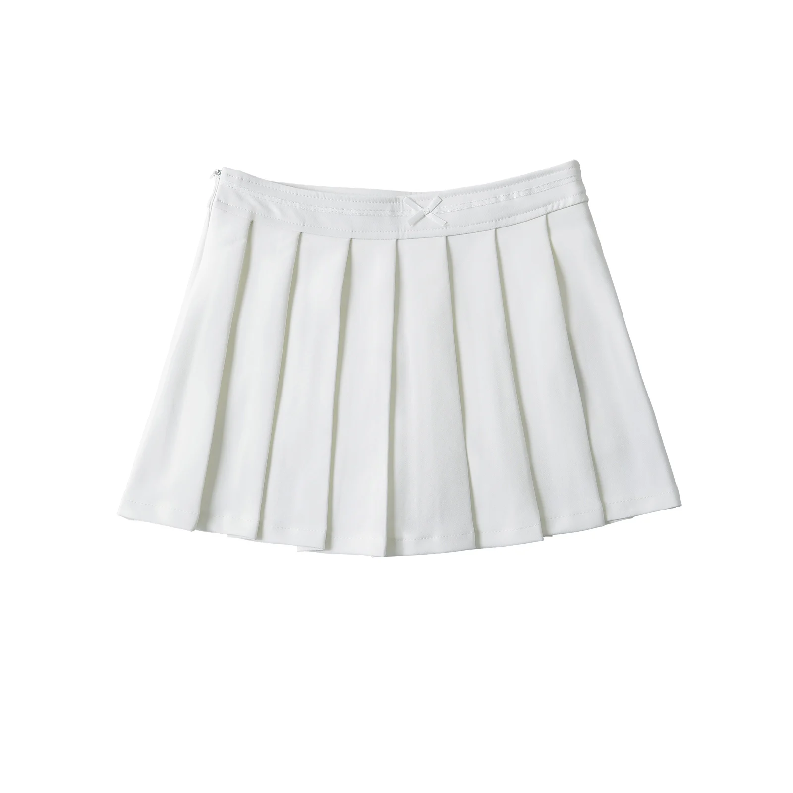Black mini skirts 2k clothes kawaii cute skirts Summer vintage  white skirts for women front bow ite micro skirts pleated pink image 5