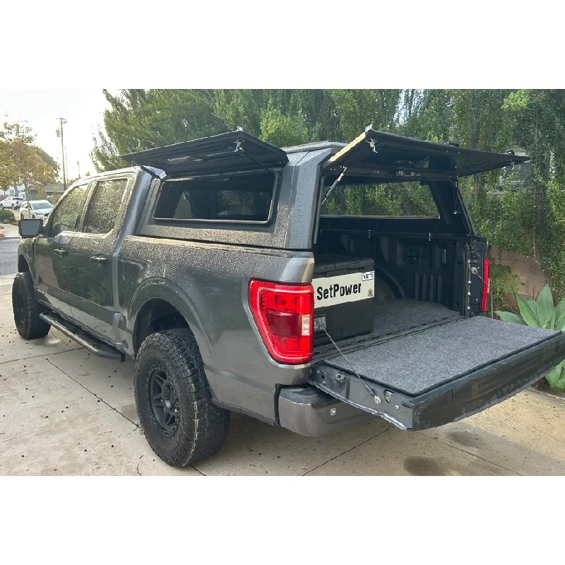 4X4 Pickup Canopy Hard Top | Aluminum Alloy Truck Topper For F150 / Hilux | Waterproof & Anti-Theft