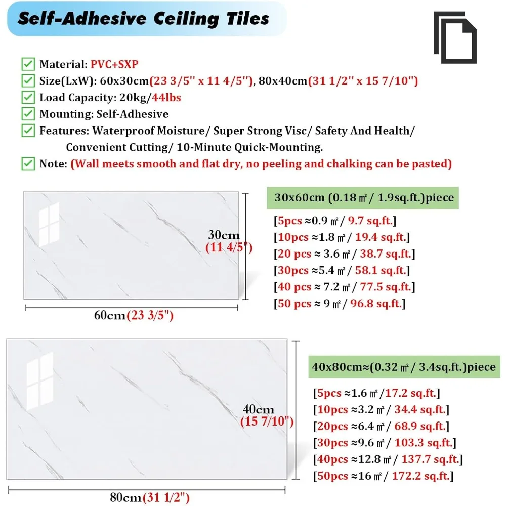 Звукоизоляционная потолочная плитка, самоклеящаяся, 10 шт. 20 30 40 50 шт. Легкая наклейка для декора стен для интерьера Peel and Stick - Easy C