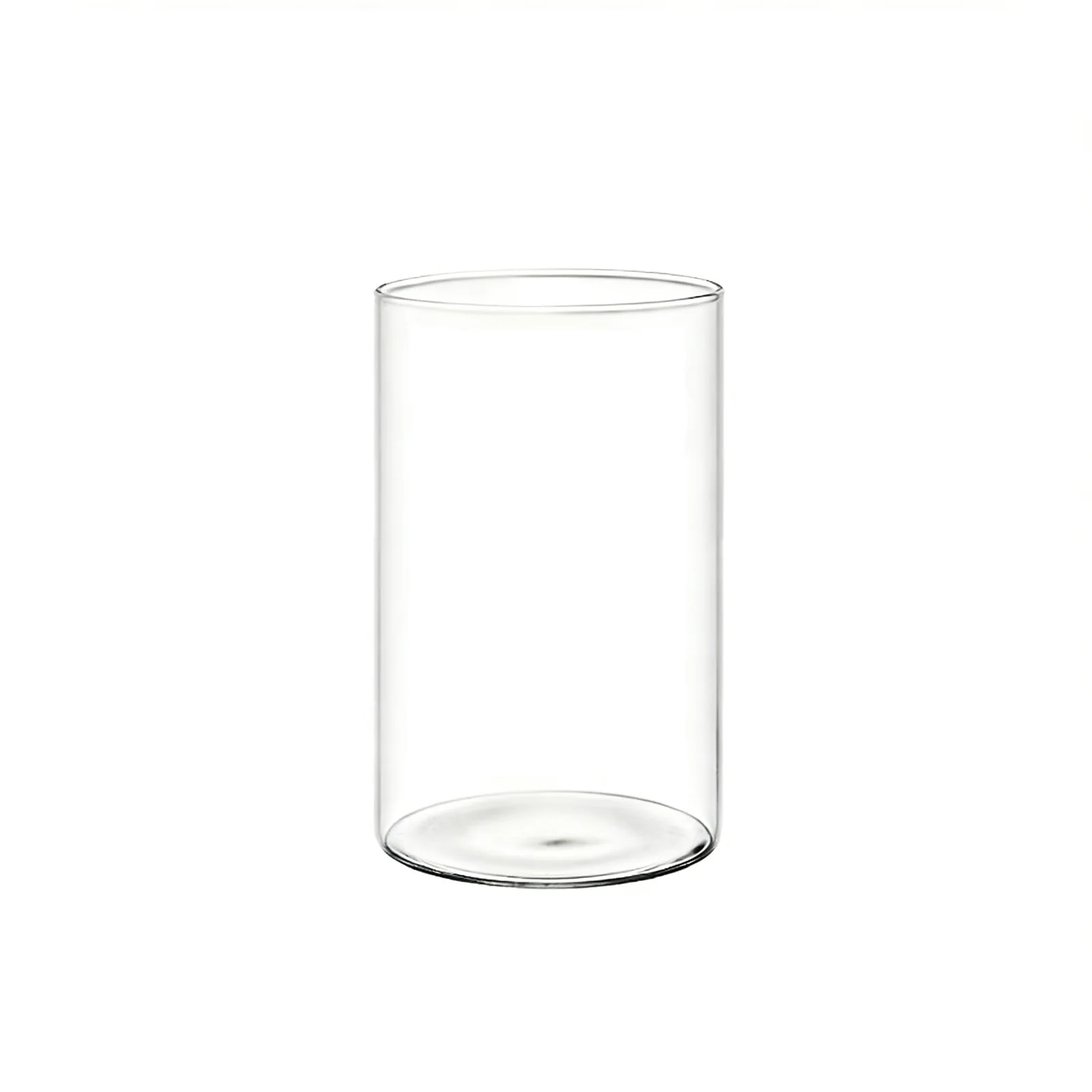 High Borosilicate Glass Glass Vase Transparent Hydroponic Cylinder Vessel Modern Minimalist Home