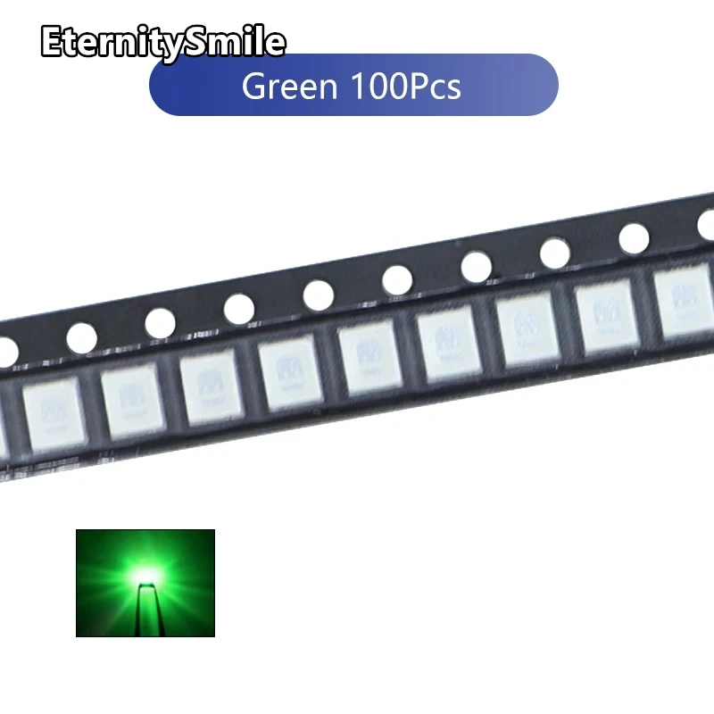 Componentes electrónicos LED Smd 100, azul, amarillo, blanco, verde, rojo, naranja, Morado, RGB, componentes LED altos, kit de bricolaje 2835