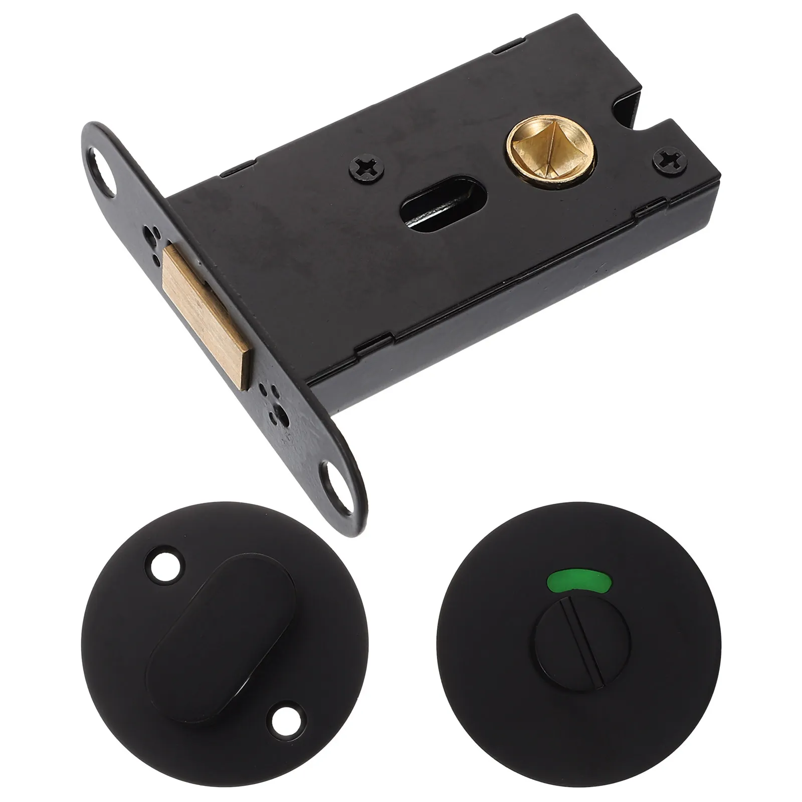 

Zinc Alloy Privacy Indicator Lock for Public Toilet Partition Doors Occupied Vacant Sign Bathroom Stall Lock Privacy Door Locks