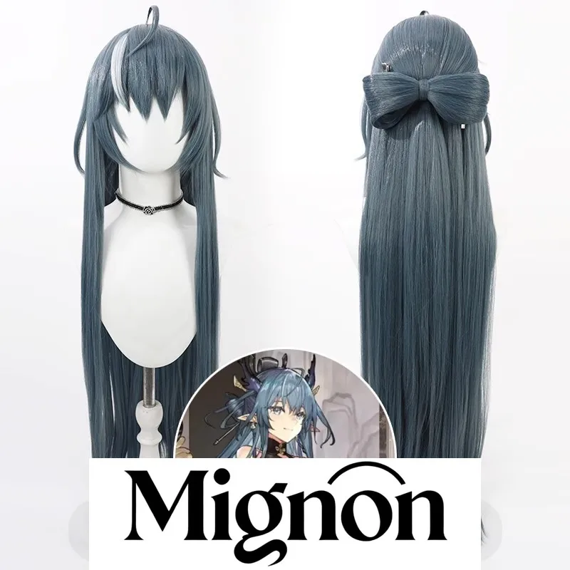 

Arknights Ling cosplay wig with detachable bow Halloween gift