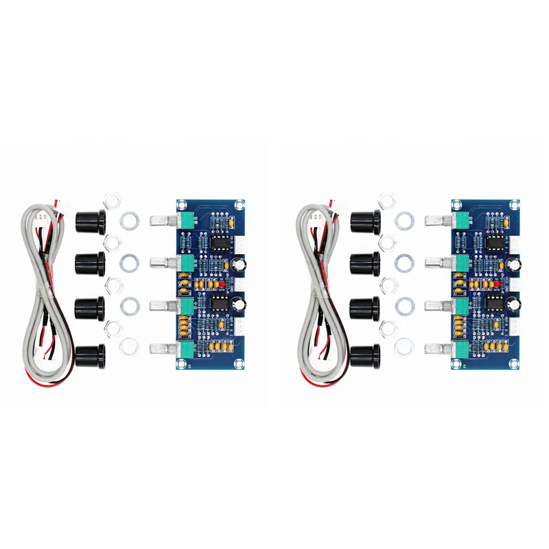 

JABS-2X XH-A901 Tone Board Preamp Pre-Amp With Treble Bass Volume Adjustment Pre-Amplifier Tone Controller