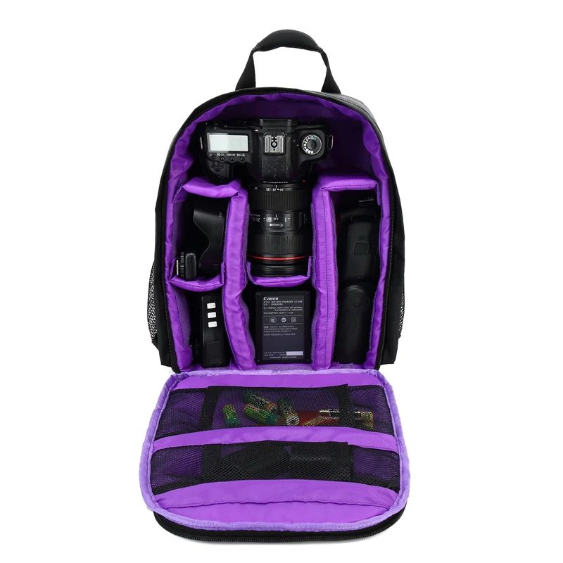 

Waterproof DSLR Backpack Multi-functional Outdoor Camera Photo Bag Video Digital DSLR Camera Bag Case For Nikon Canon DSLR Lens
