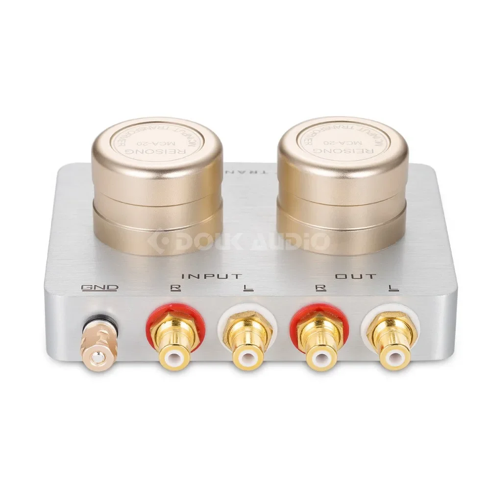 Douk Audio Step Up Transformer MC Moving Coil Phono Stage Cartridge Preamp Passive For Phone PC/CD Player/MC Phono Turntable