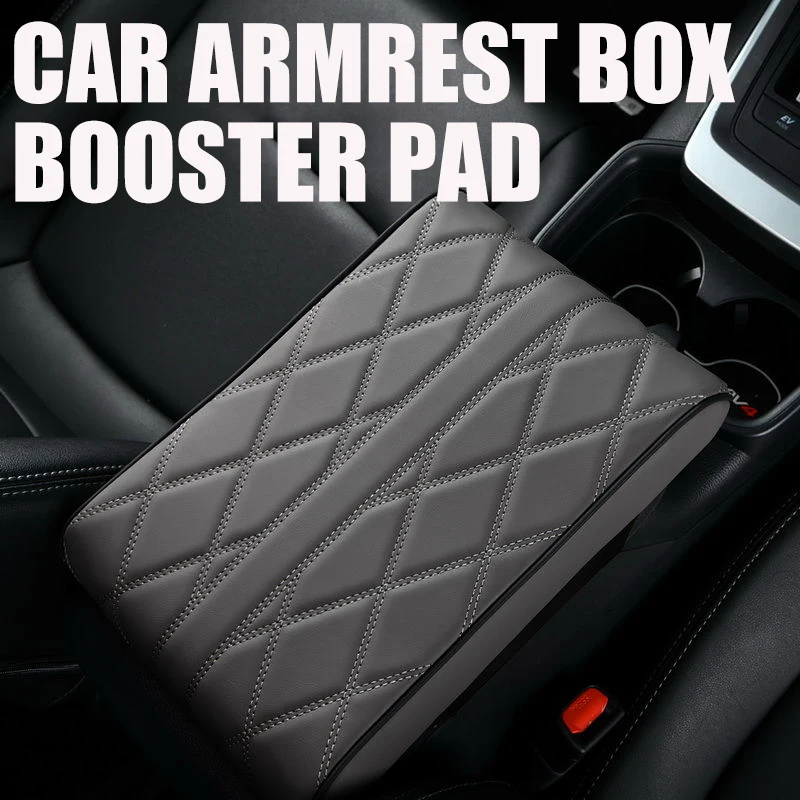 

New Product Car Armrest Box Height Pad Memory Sponge Leather Car Armrest Pad Center Armrest Protection Pad Anti Slip