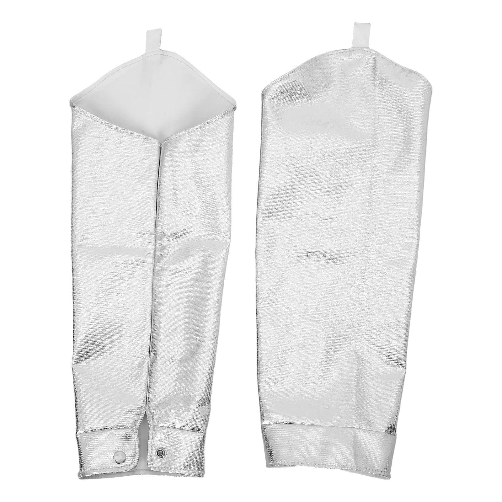 

2Pcs Thermal Insulation Arm Guards Reusable Aluminum Foil Sleeve for High Temperature Work Flame Resistant Cooking Safety Gear