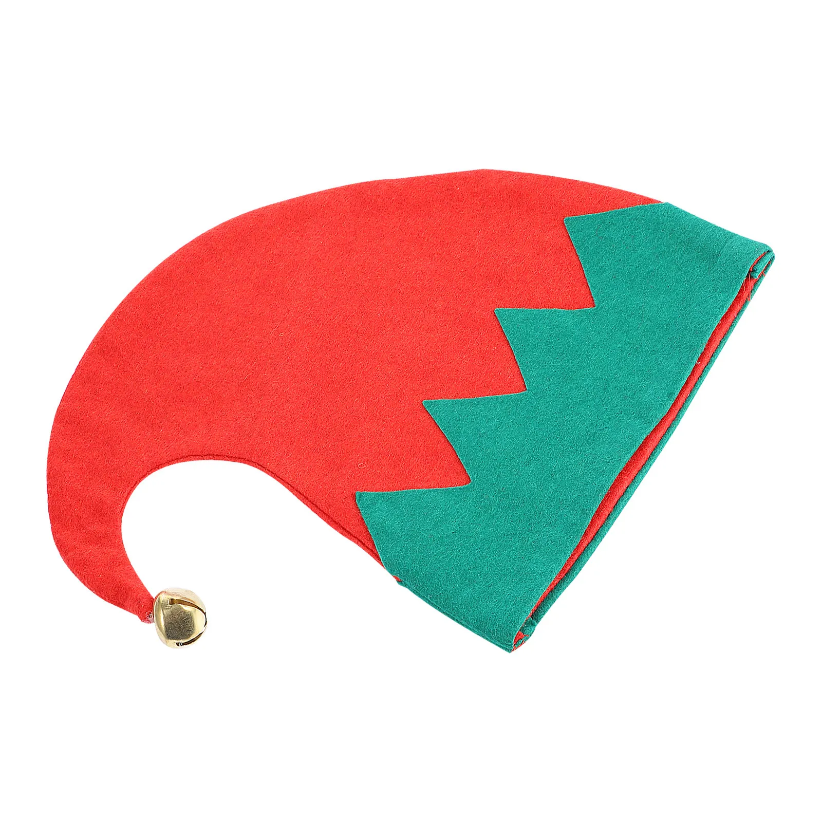 

1Pcs Gold-Tone Festive Elf Hat for Kids Christmas Party Costume Accessory Holiday Decoration Stage Gathering