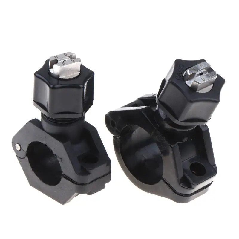 Nozzle Clip-on Pipe Mounting Plastic Clamp Swivel Balljoint Spray TPU Eyelet