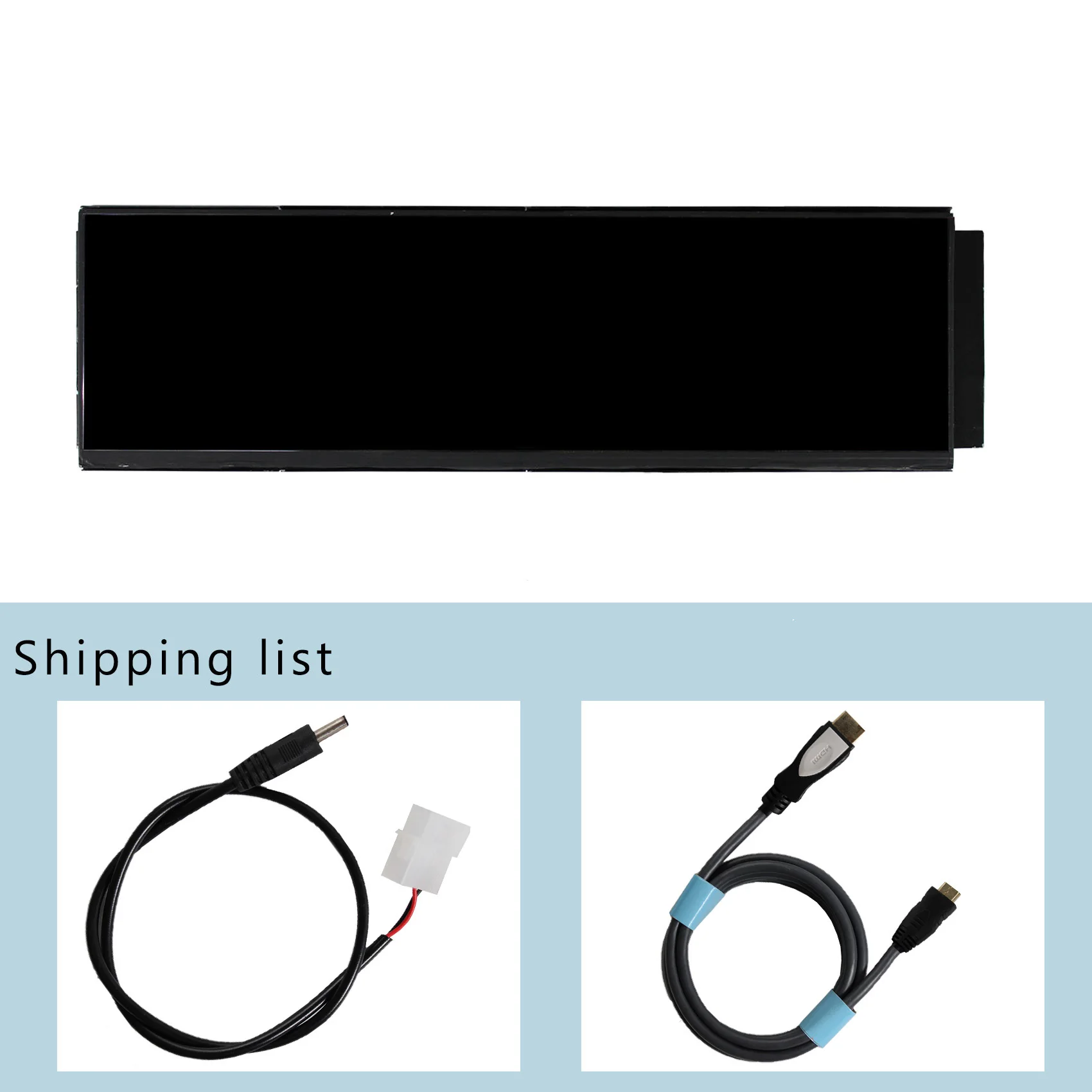 شاشة Hyte Y60 مقاس 12.6 بوصة NV126B5M LCD لحافظة الكمبيوتر DIY Aida64 CPU GPU Monitor