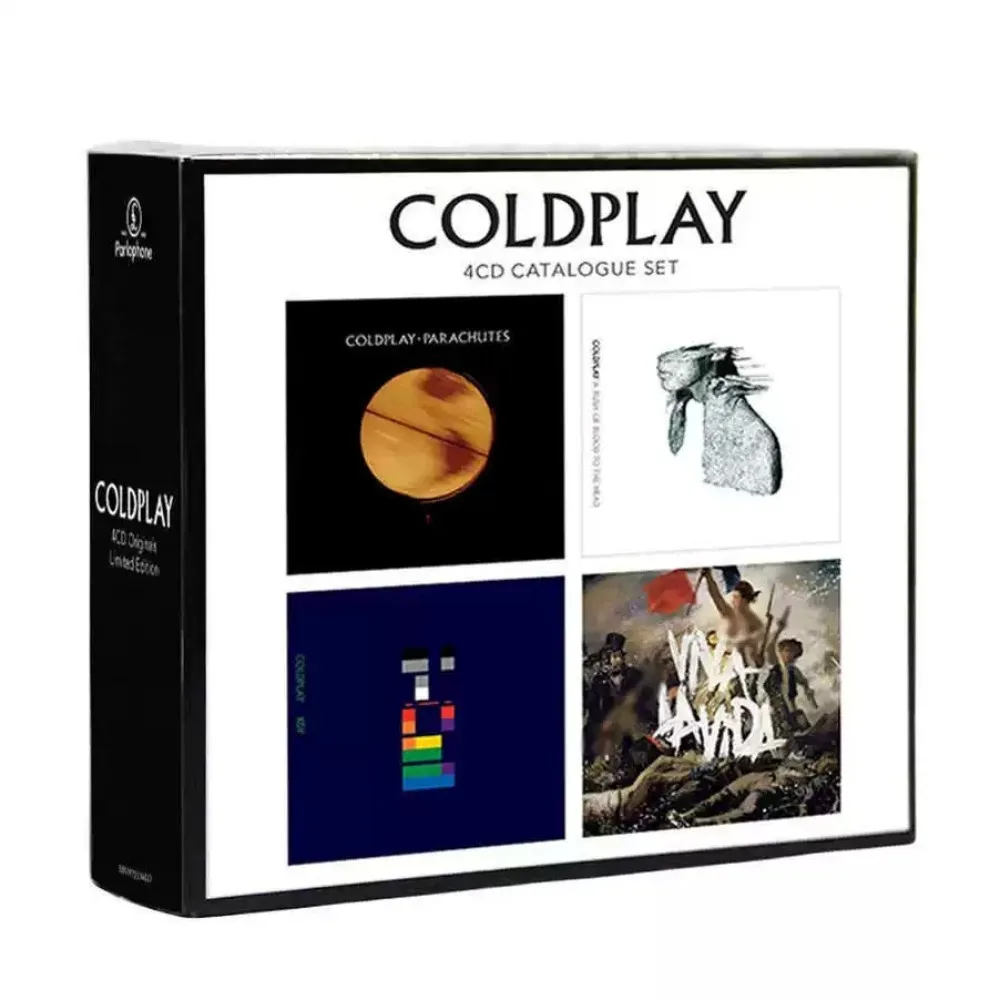 

Coldplay CATALOGUE SET 4CD Album - Iconic Western Rock Music Records - Timeless Hits for Fans & Collectors