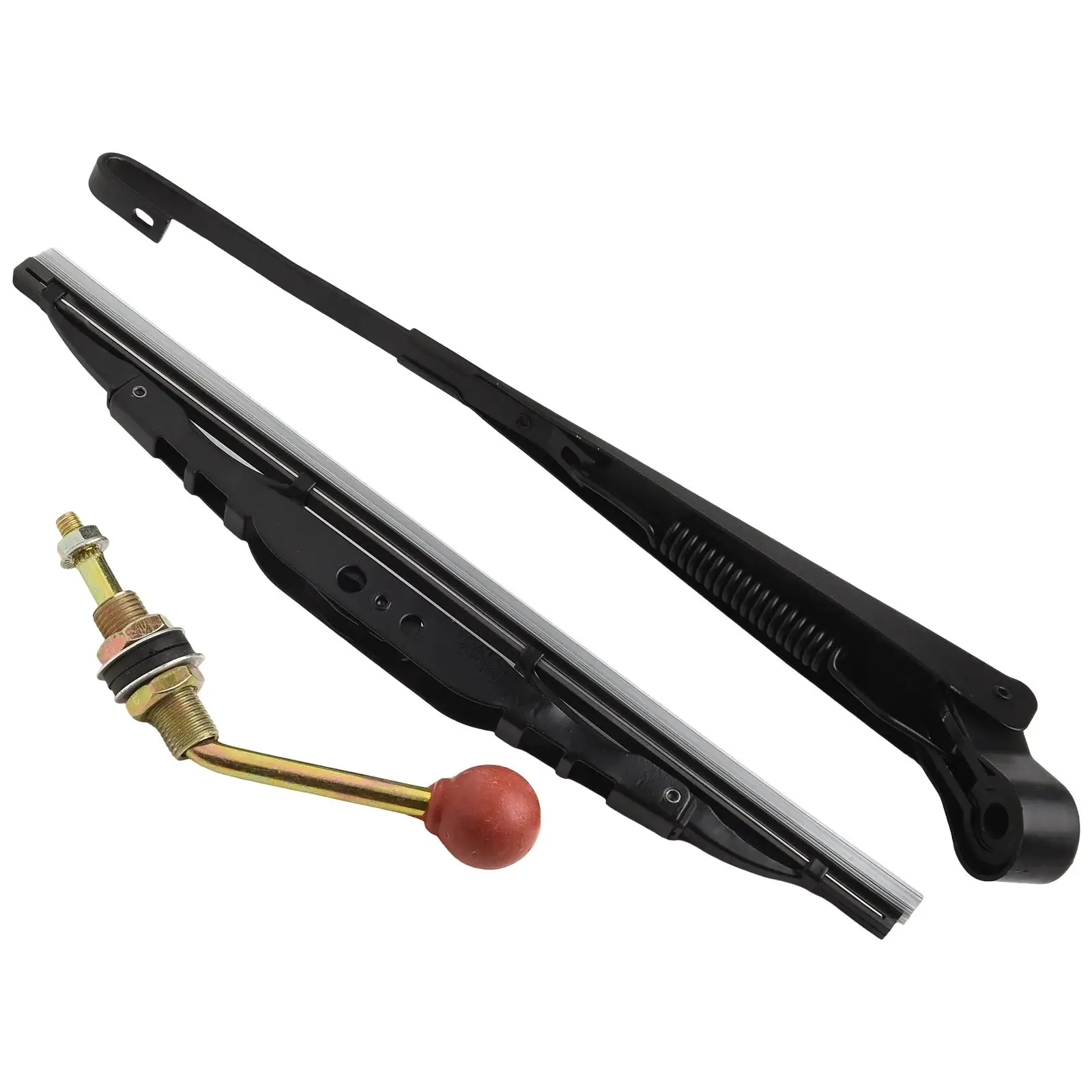 

Автомобильные аксессуары, стеклоочиститель, 1 шт., ручной дворник UTV, стеклоочиститель ветрового стекла, детали стеклоочистителя 300 мм, 450 мм, 500 мм, черный