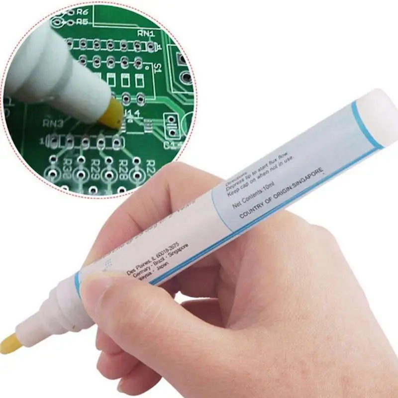 1Pc 10ml Soldering Flux Pen Low Solids No Clean For Solder Solar Cell Process Tool
