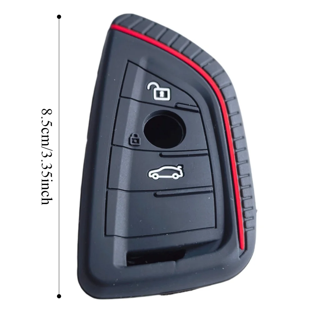 Silicone Keychain for BMW F48 F46 F10 F20 F30 X1 X2 X3 X4 X5 X6 Z4 1 2 3 4 5 6 7 Serie 7 Wallet Remote Car Holder Key Case Cover view 5