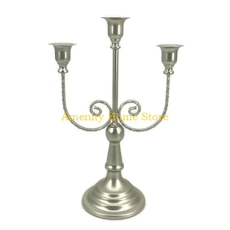 F26C 3/5 Arms Candelabra Holder Retro Candlestick Holders Wedding Party Decor
