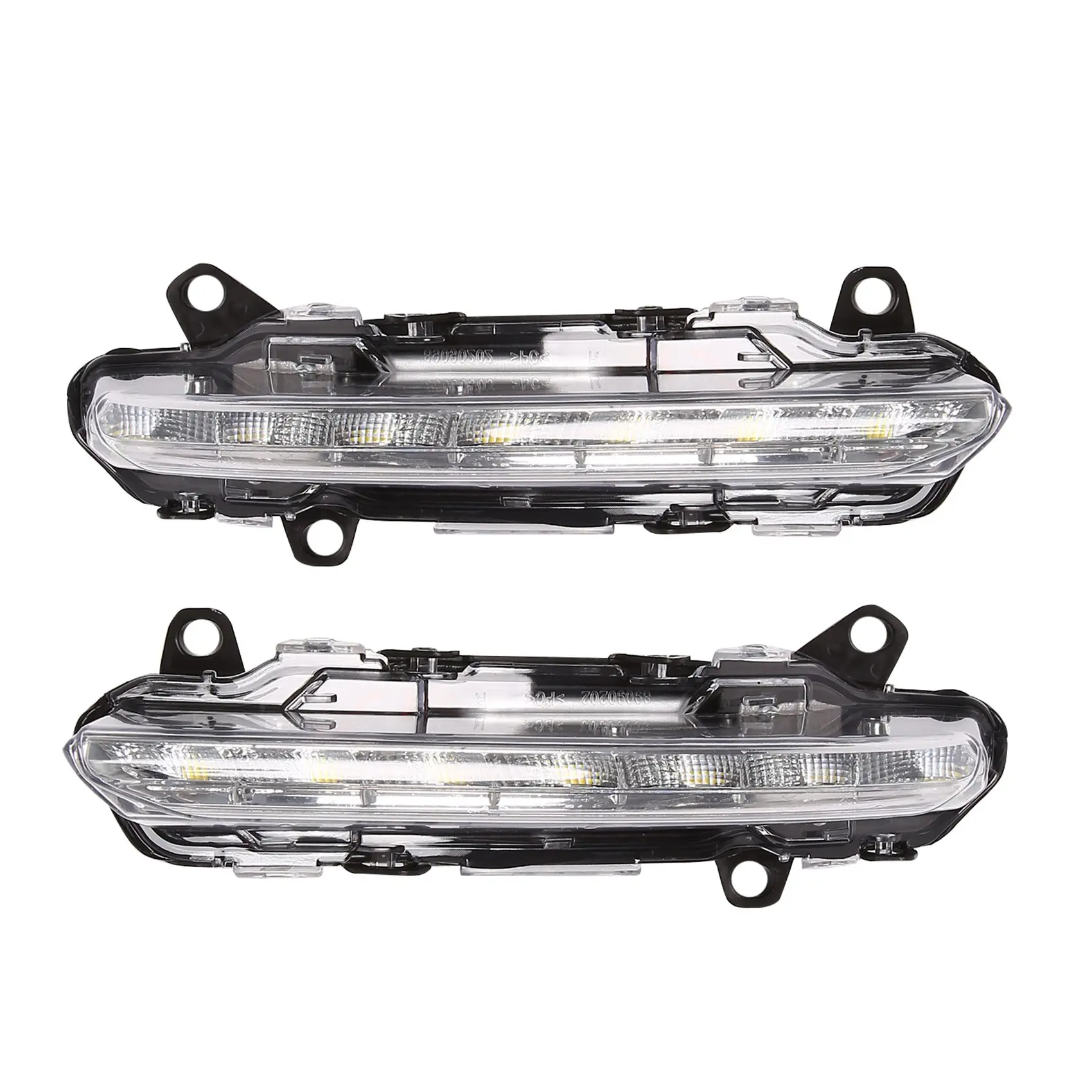 

Car Front Left+Right Fog Lamp for Benz Mercedes S-Class W221 Bumper Fog Light LED DRL Daytime Running