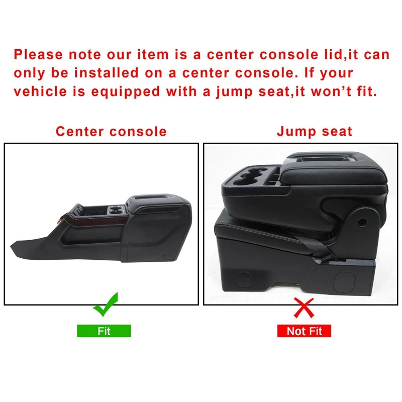 Automotive Interiors Center Console Armrest Lid Replacement For Chevrolet Silverado GMC 0227083AA 22861304