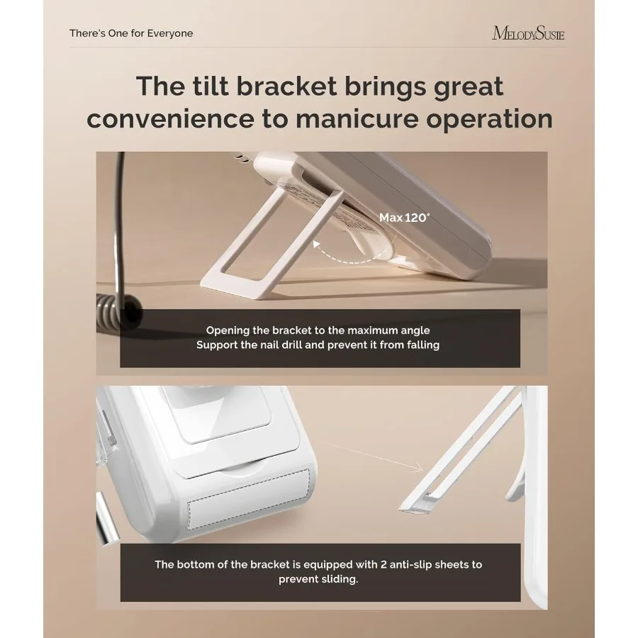 Profesjonalna frezarka do paznokci 2 w 1, 30000 RPM SC330G, elektryczna pilka do paznokci ze stojakiem do polerowania i usuwania żelu, przenośna