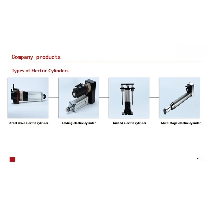 Factory direct sales high precision high thrust servo electric cylinder linear actuator