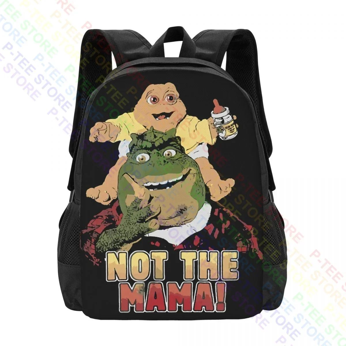 

Dinosaurs Tv Show Baby Sinclair- Not The MamaBackpack Large Capacity Fashion Shopping Bag